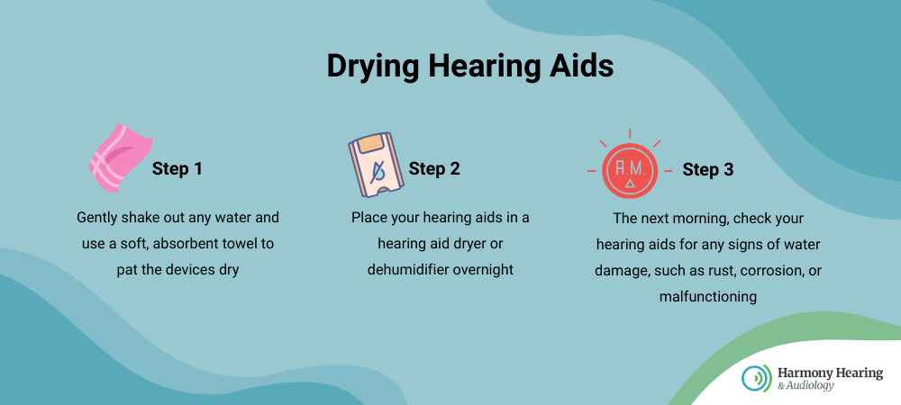 how to dry hearing aids
