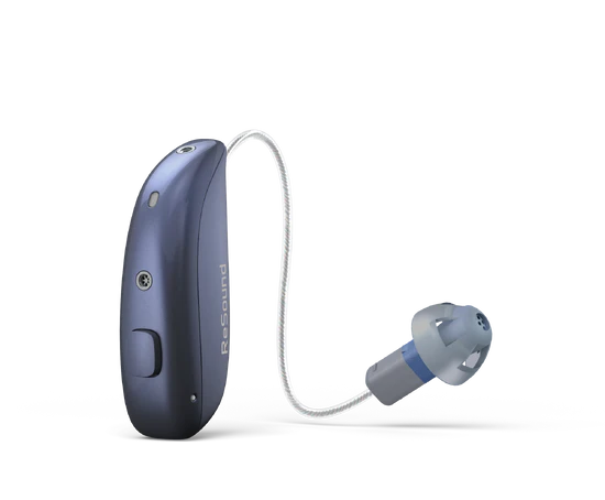 Resound Vivia hearing aid in Navy Blue