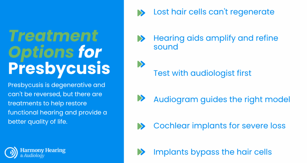 Treatment Options For Presbycusis